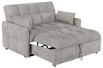 Cotswold Tufted Cushion Sleeper Sofa Bed Light Grey 508307 By Coaster Furniture 9