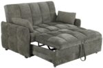 Cotswold Tufted Cushion Sleeper Sofa Bed Dark Gray 508308 By Coaster Furniture - Image 4