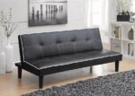 Katrina Tufted Upholstered Sofa Bed Black 550044 By Coaster Furniture 7