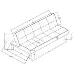 Katrina Tufted Upholstered Sofa Bed Black 550044 By Coaster Furniture 10