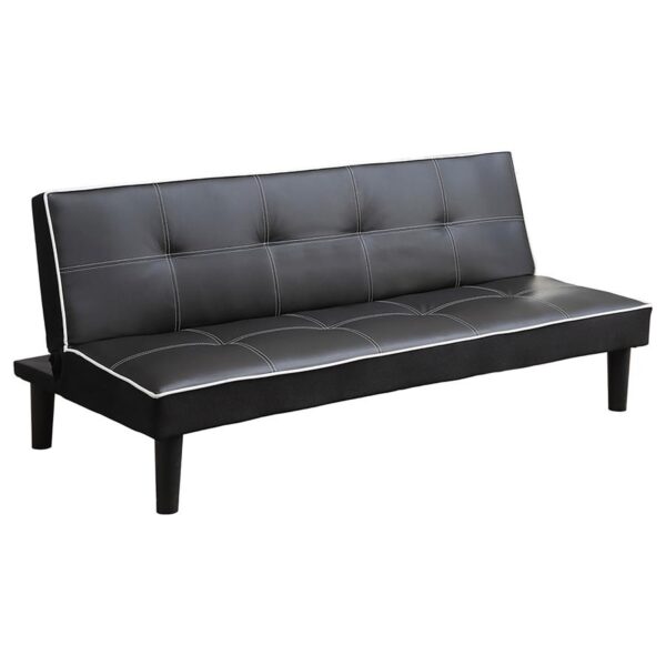 Katrina Tufted Upholstered Sofa Bed Black 550044 By Coaster Furniture - Image 3