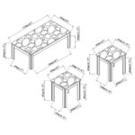 Rhodes 3-piece Faux Marble Top Occasional Set Brown 700395 By Coaster Furniture 14