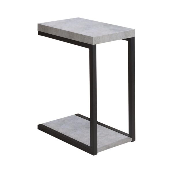 Beck Accent Table Cement and Black 902933 By Coaster Furniture - Image 2
