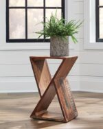 Lily Geometric Accent Table Natural 910180 By Coaster Furniture