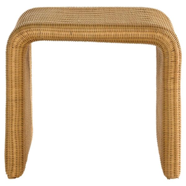 Juanita Square Rattan End Table Natural 709817 By Coaster Furniture - Image 3