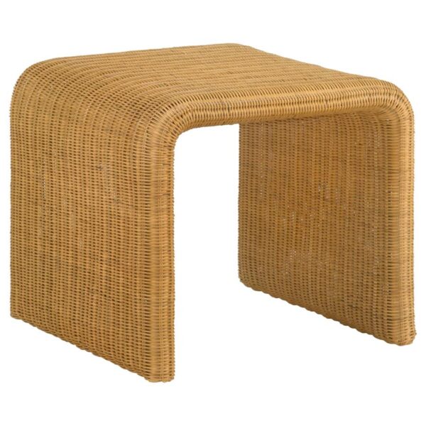 Juanita Square Rattan End Table Natural 709817 By Coaster Furniture - Image 4