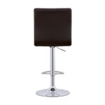 Ashbury Upholstered Adjustable Bar Stools Black and Chrome (Set of 2) 122087 By Coaster Furniture - Image 2