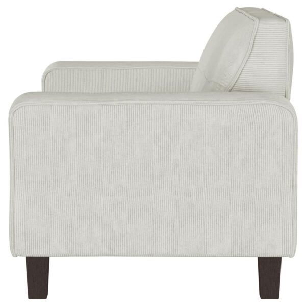 Deerhurst Tufted Loveseat Greige by Coaster Furniture - Image 3