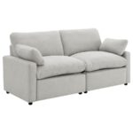 Collins Modular Power Loveseat Gray by Coaster Furniture - Image 2