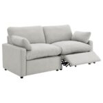 Collins Modular Power Loveseat Gray by Coaster Furniture - Image 3