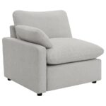 Collins Modular Power Loveseat Gray by Coaster Furniture - Image 4