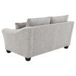 Tomkins Boucle Upholstered Loveseat Light Gray by Coaster Furniture - Image 4