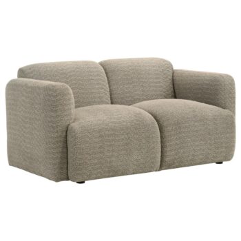 Dorset Modern Brown Fabric Loveseat by Coaster Furniture