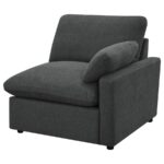 Collins Modular Power Loveseat Dark Gray by Coaster Furniture - Image 6