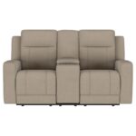Brentwood Reclining Loveseat Taupe by Coaster Furniture - Image 4