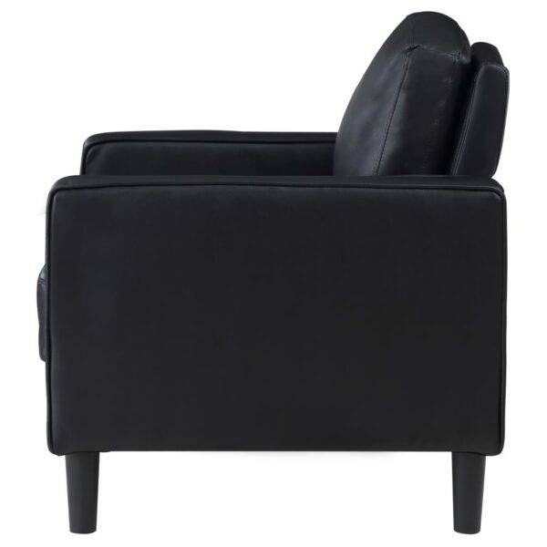 Ruth Upholstered Track Arm Accent Chair by Coaster Furniture - Image 3
