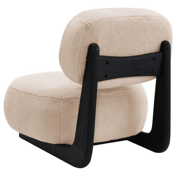 Duffie Upholstered Armless Accent Chair Camel by Coaster Furniture - Image 5