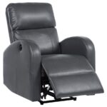 Grant Upholstered Power Recliner Chair Gray by Coaster Furniture 11