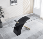 RDT319 Tempered Glass Dining Room Table by Artisan Furniture 19