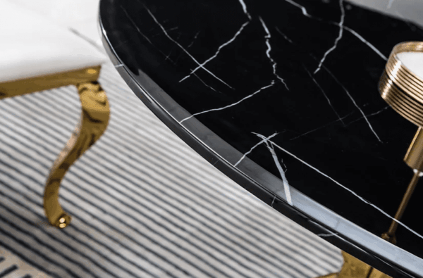 DT203GMB Round Marble Dining Table by Artisan Furniture - Image 7