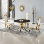 DT203GMB Round Marble Dining Table by Artisan Furniture 25