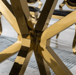 DT202GMB Marble Stainless Steel Dining Room Table Base by Artisan Furniture 21