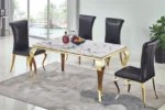 RDT323GM Dining Table with Marble by Artisan Furniture 9