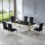 RDT323GM Dining Table with Marble by Artisan Furniture 13