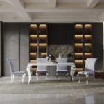 RDT323GM Dining Table with Marble by Artisan Furniture 14