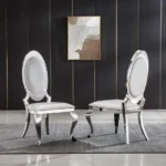 DCK68 White Leatherette Dining chairs by Artisan Furniture - Image 13