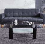 A08-2 Glass Top Wood Table Coffee Table by Artisan furniture 20