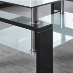 A08-2 Glass Top Wood Table Coffee Table by Artisan furniture 22