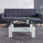 A08-2 Glass Top Wood Table Coffee Table by Artisan furniture 23