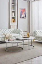 CT1033 Coffee Table For Sectional With Chaise by Artisan Furniture 17