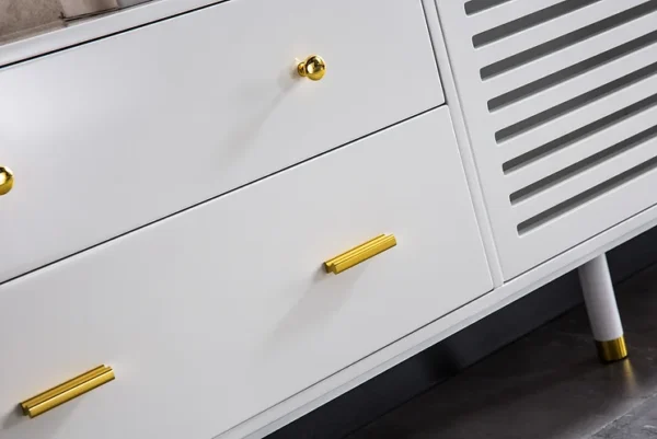 White TV Stand TV005 by Artisan Furniture - Image 5