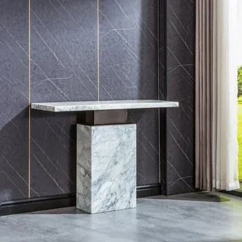 Marble Console Table ST306BMW by Artisan Furniture