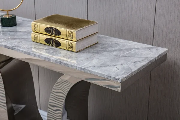 ST310SMG Gray Marble Console Table by Artisan Furniture - Image 2