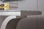 ST310SMG Gray Marble Console Table by Artisan Furniture 9