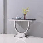 Black Marble Console Table ST316SMB by Artisan Furniture 5