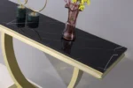 ST316GMB Black Marble Console Table by Artisan Furniture - Image 3