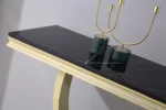 ST316GMB Black Marble Console Table by Artisan Furniture - Image 4
