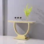 White Console Table ST316GM by Artisan Furniture