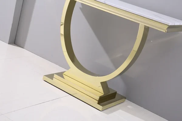 White Console Table ST316GM by Artisan Furniture - Image 5