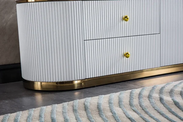 White TV Stand TV008 by Artisan furniture - Image 4