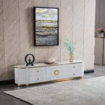 White TV Stand TV008 by Artisan furniture 19