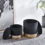 G06 Round Ottoman Set with Storage by Artisan furniture 21