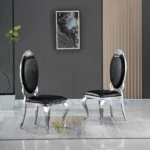 DC3000 Stainless Steel and Leather Dining Chairs by Artisan Furniture - Image 14