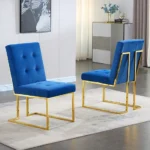 DCK70 Dining Room Chairs With Stainless Steel Legs by Artisan Furniture - Image 2