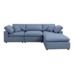 SEC8062BU-WDG Wedge Memory Foam Sectional by Artisan Furniture 8