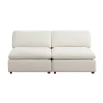 White SEC8061WH Modular Sofa Sleeper by Artisan Furniture 12